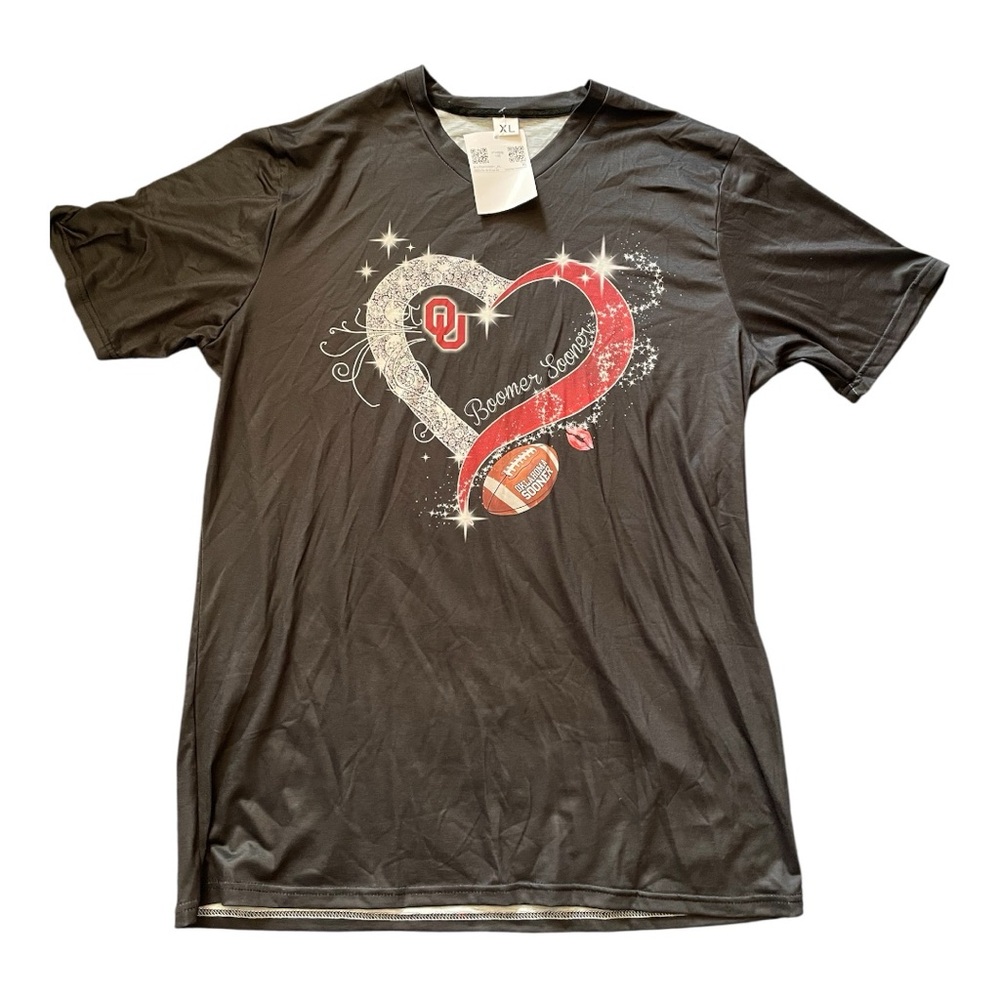 Oklahoma Sooners Cancer awareness t-shirt, size XL, NWT